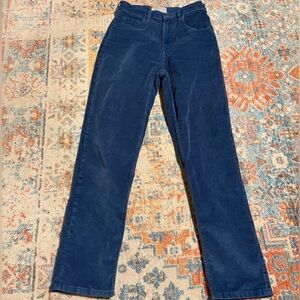 Everlane blue Baby Cord Cheeky straight-leg pants